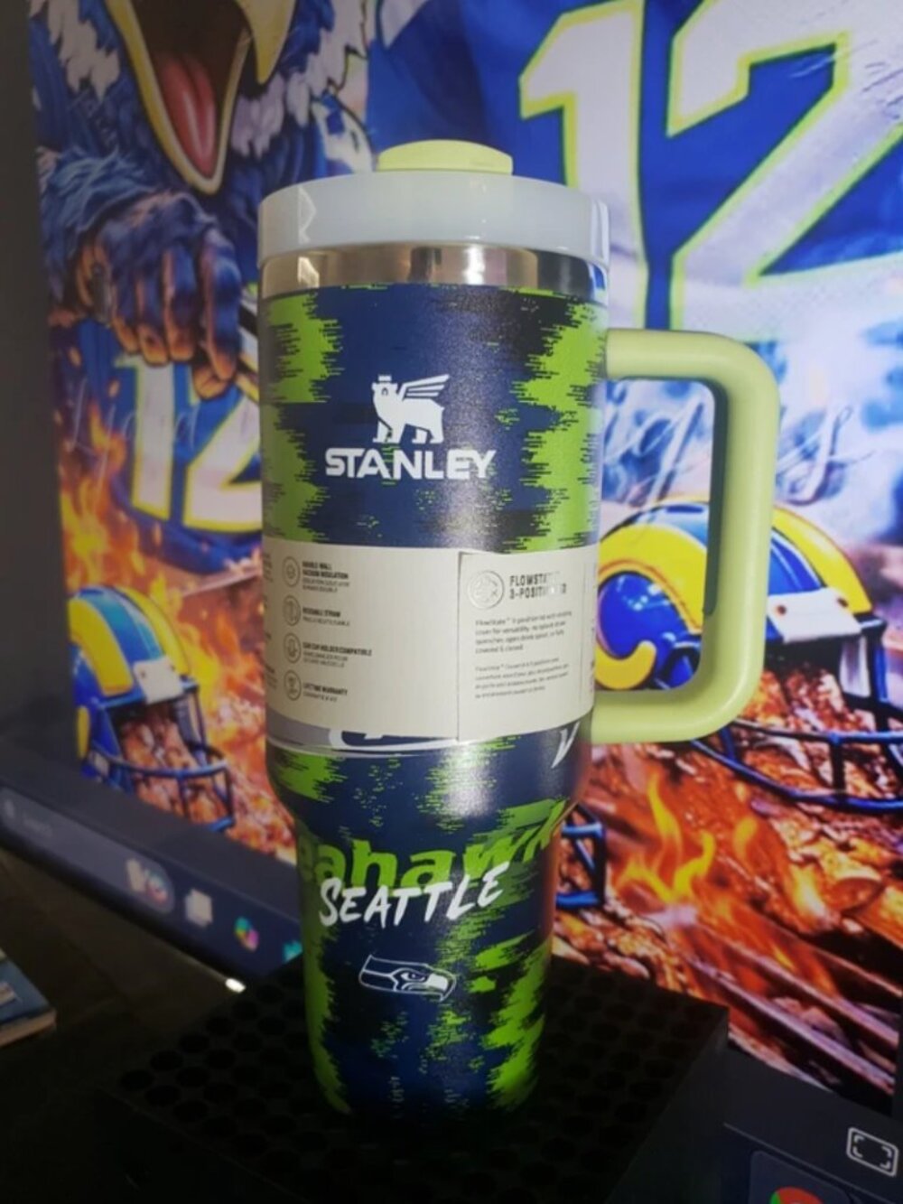 Its Game Day Go Hawks! 40oz tumbler